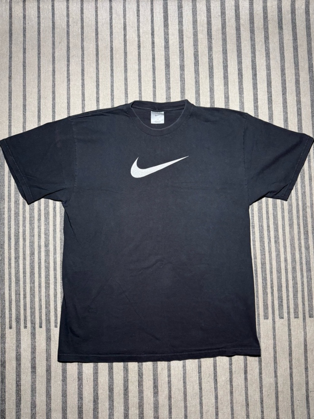 90s Nike Men's Black T-Shirt - Made In Canada